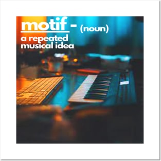 Define Motif Music Design Posters and Art